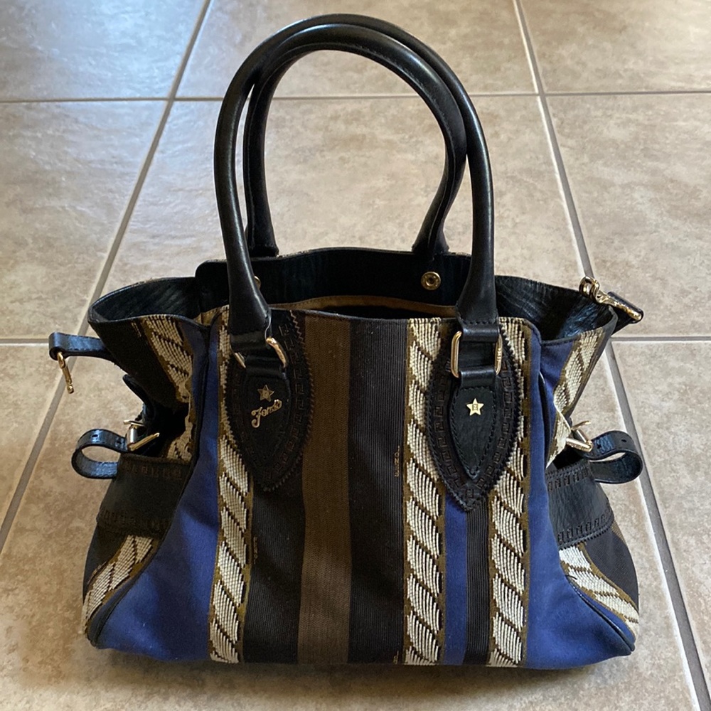 Fendi Du Jour Canvas Purse